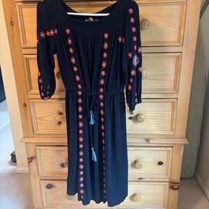 Navy Dress Women From Loft Size XS